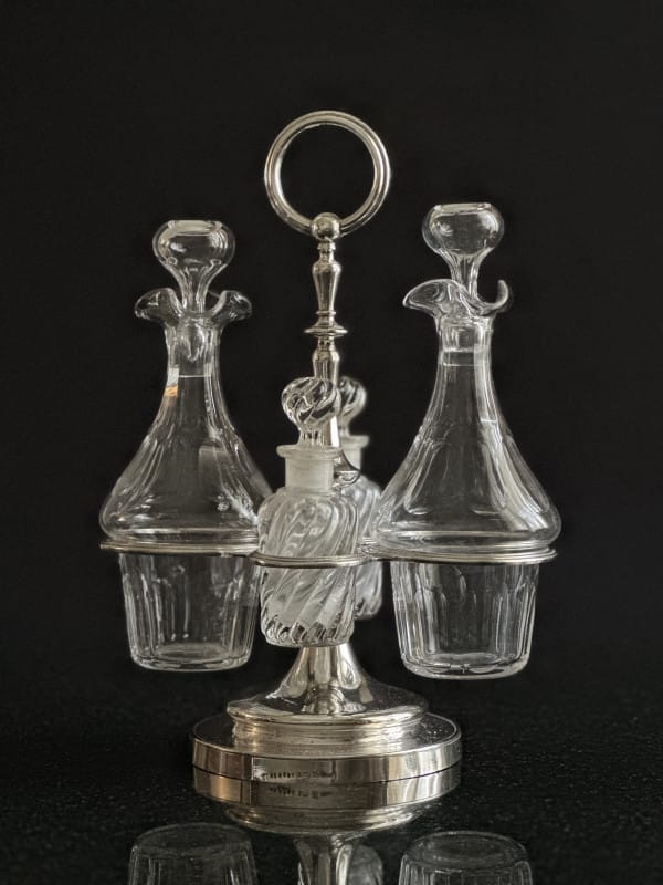 Silver Plated Christofle Condiment Set