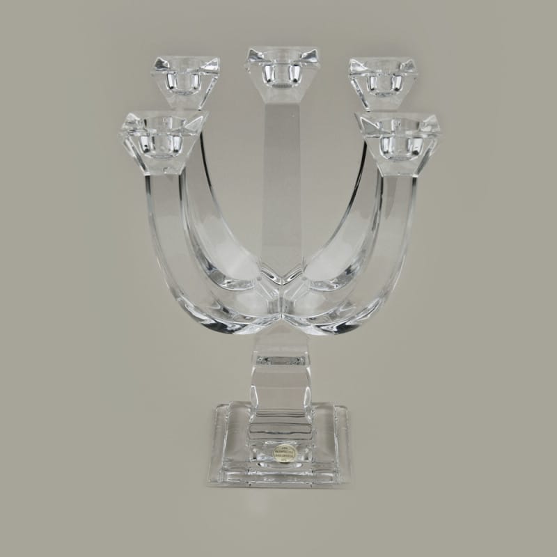 Crystal 5 Armed Candlestick