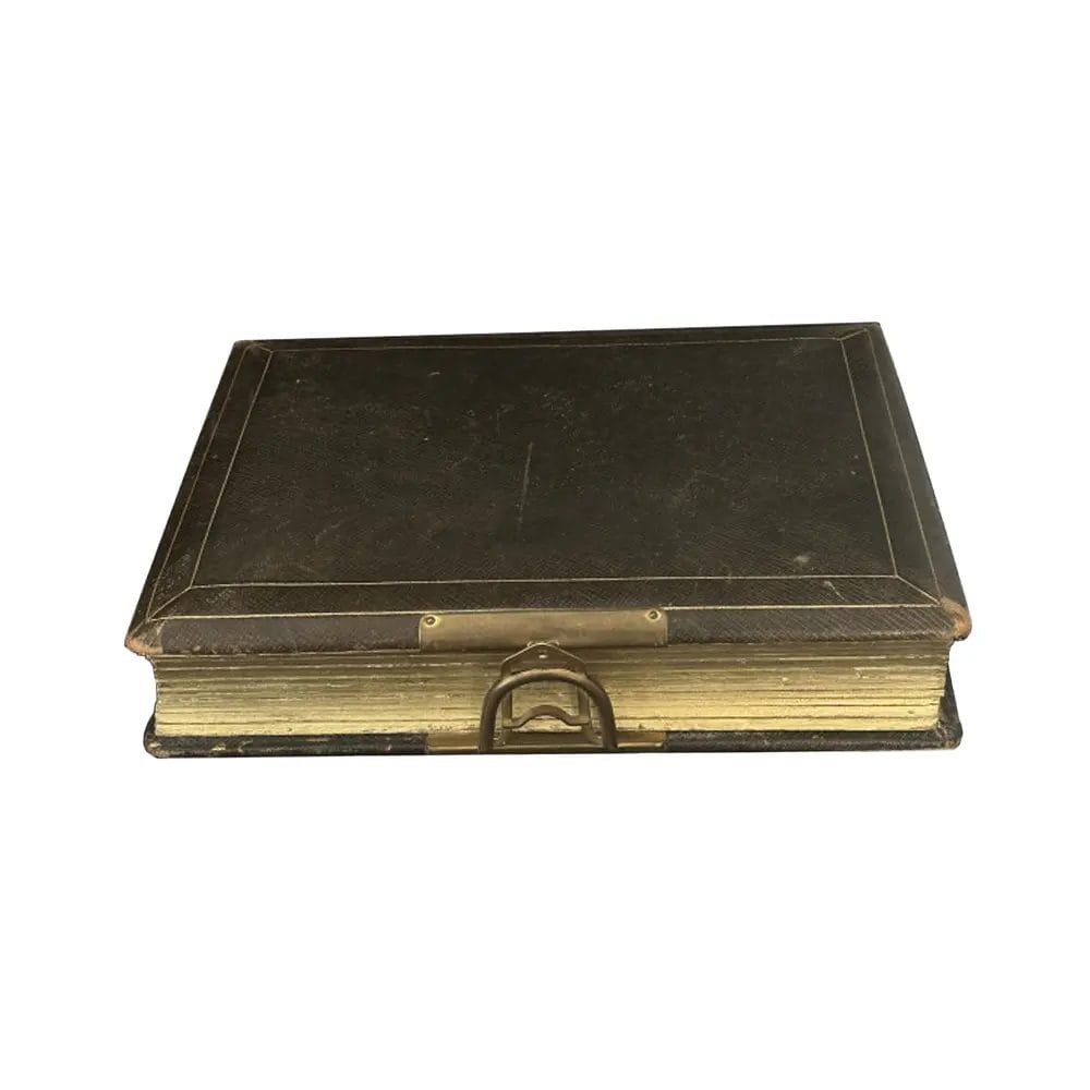 Old Leather Photo Album 19th Century