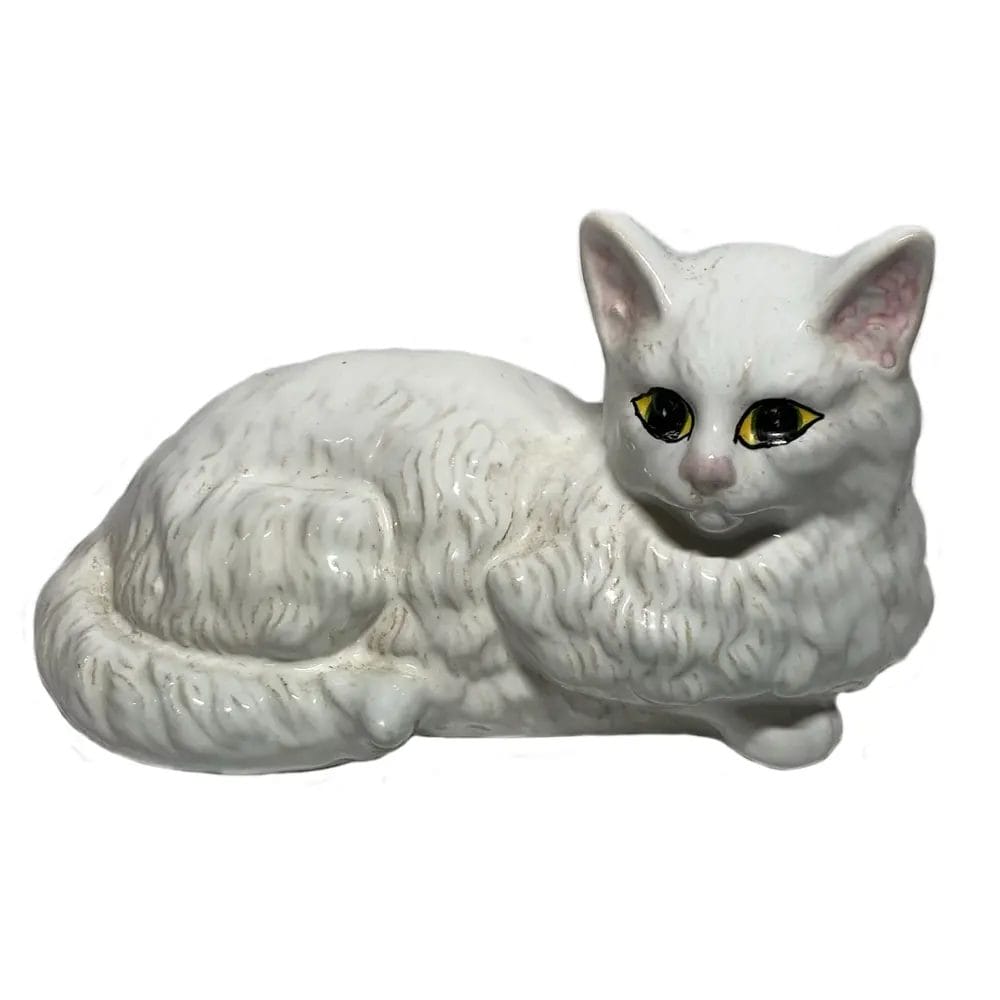 Bordallo Pinheiro Cat Figurine