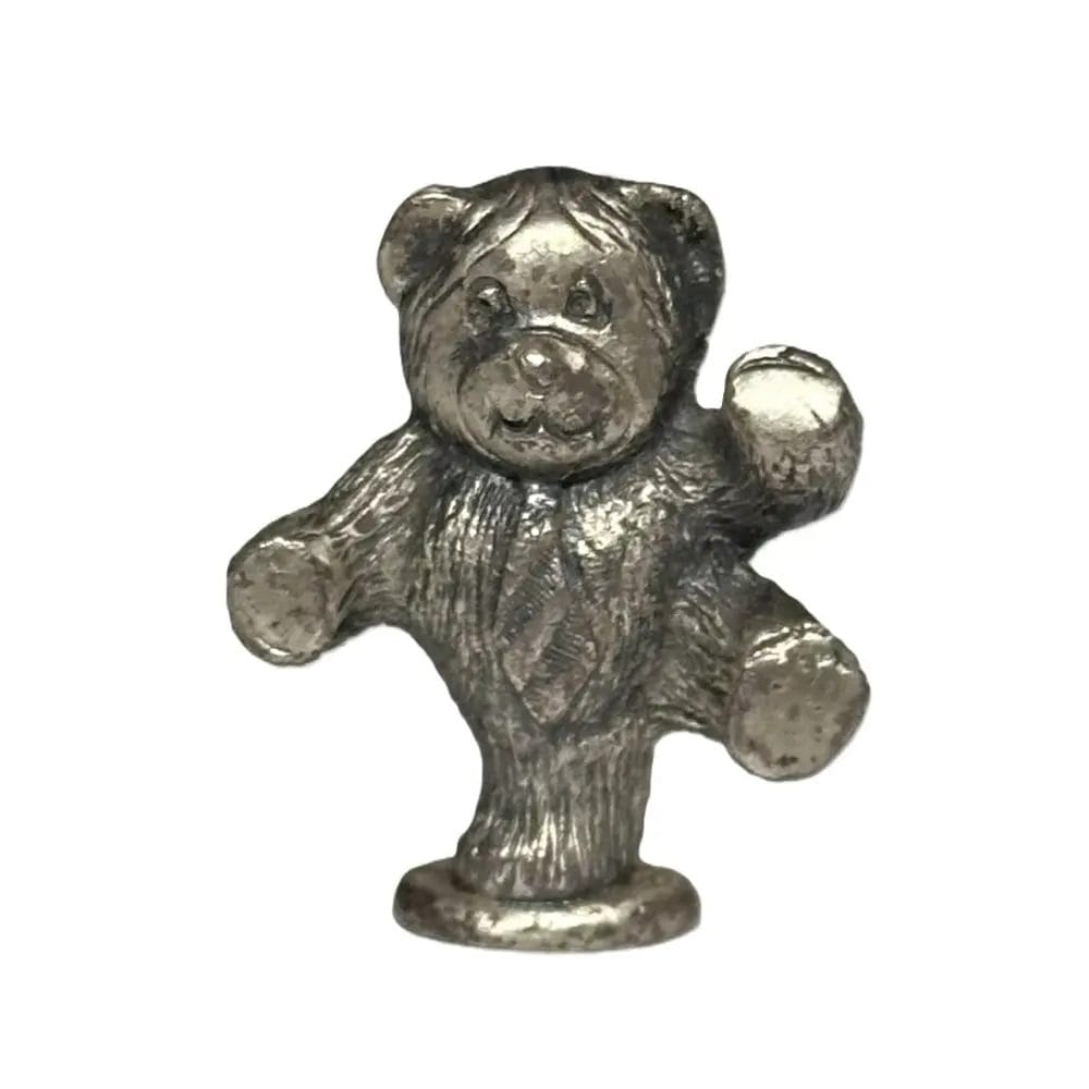 Mini Silver-Plated Bear Sculpture