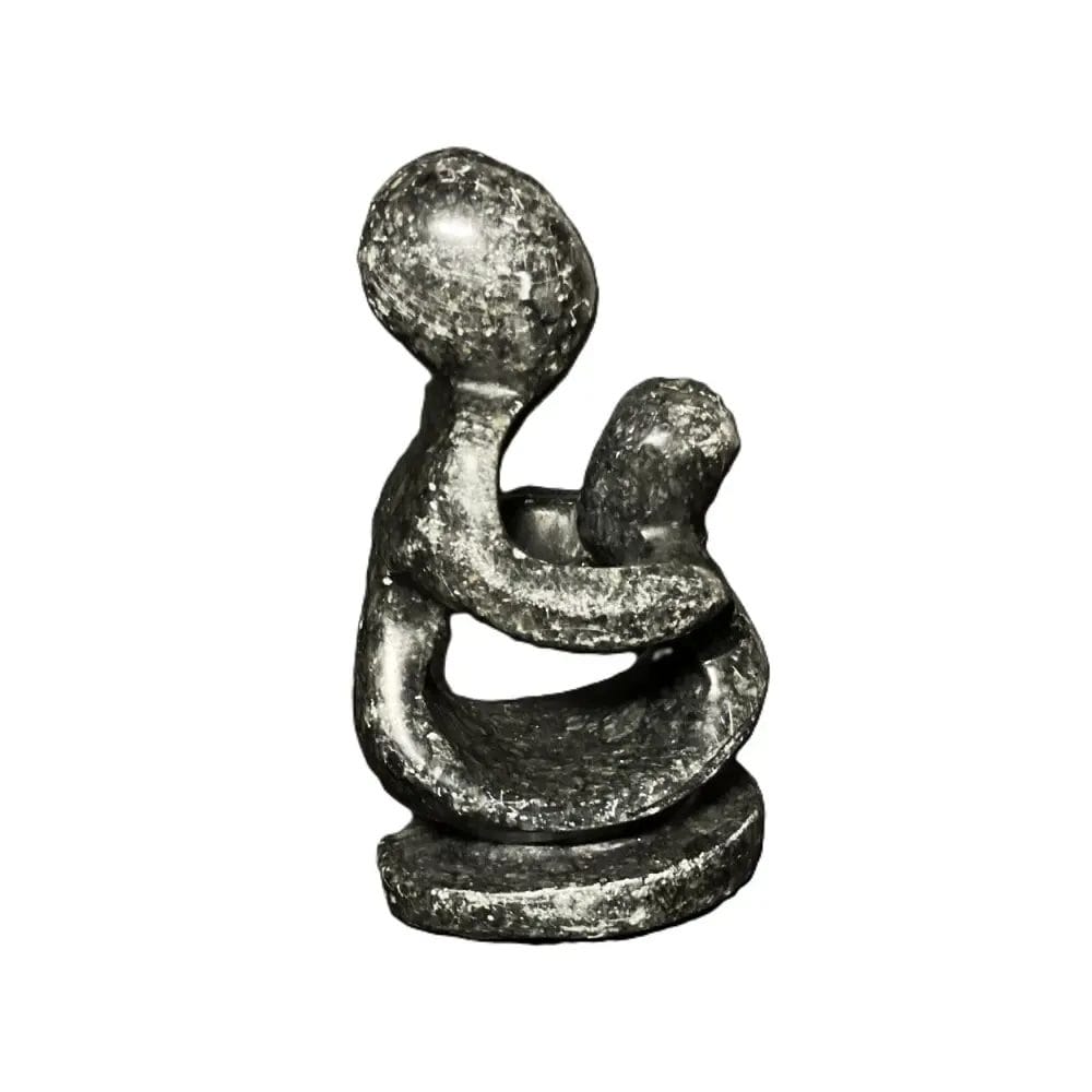 Shona Soapstone Zimbabwean 'Mother & Child' Sculpture