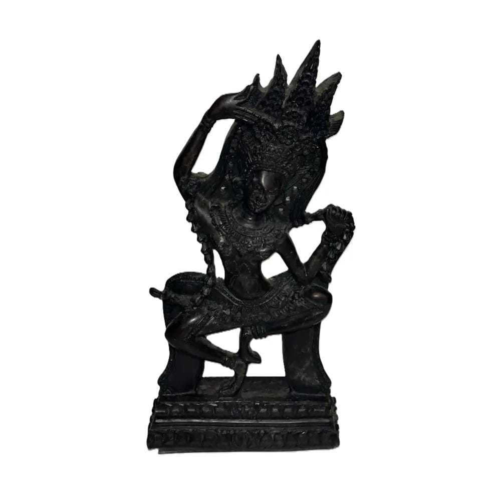 Antique Carved Ebony Dancing Apsara