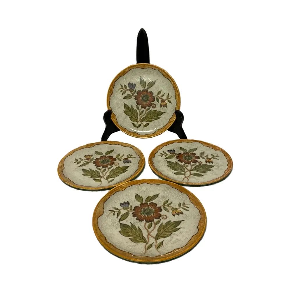 Set Of 4 Vintage Gouda Pottery Coasters